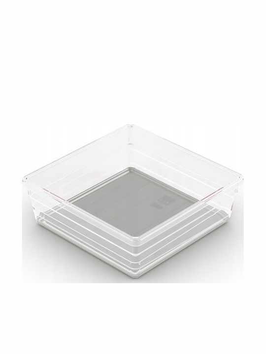 Kis Sistemo 6 Plastic Storage Box Transparent 15x15x5cm