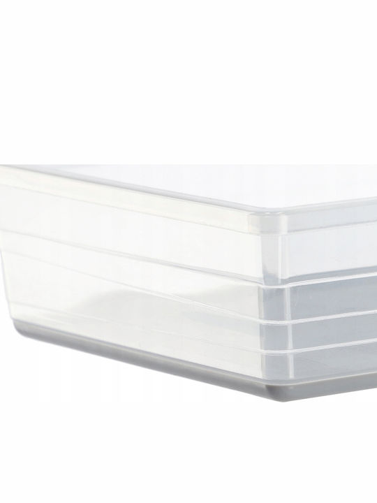 Kis Sistemo 7 Plastic Storage Box Transparent 22.5x15.5x5cm