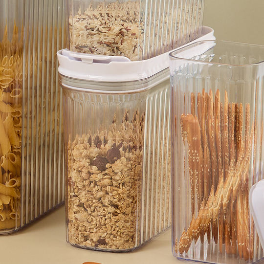 Atmosphera Plastic Storage Box with Lid Transparent 26.2x20.5x10cm