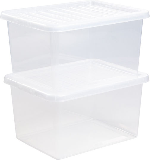 Wham Plastic Cutie de Depozitare cu Capac 31lt 1buc