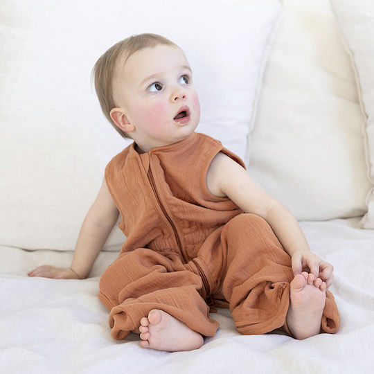 Bemini Summer Sleeping Bag with Feet Magic 0.5 Tog Orange