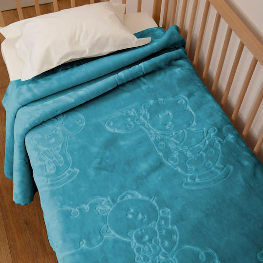 Anna Riska Blau Kinderdecke