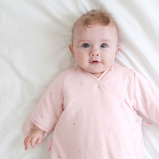 Bemini Magic Bag Winter-Babyschlafsack mit Beinen 3 Tog Pink mit Abnehmbaren Ärmeln