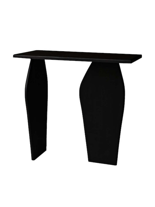 Arya Wooden Console Table Black L100xW40xH90cm