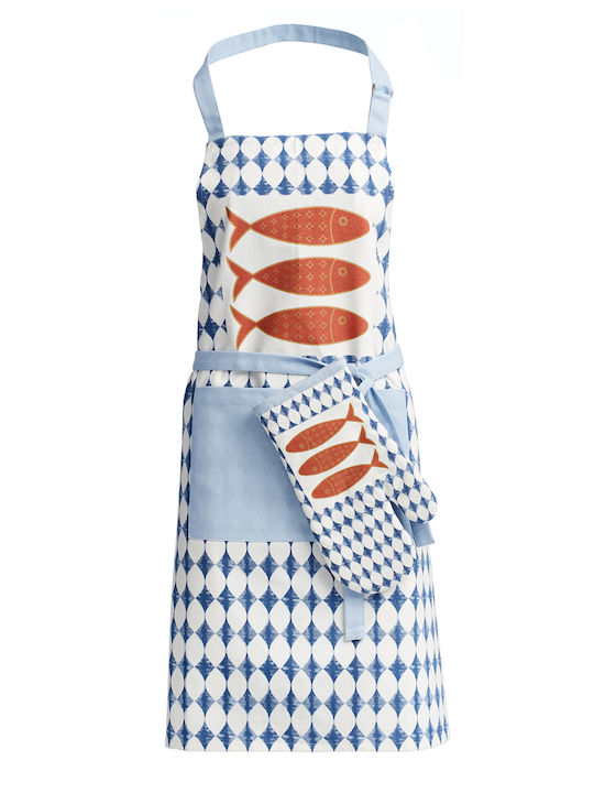 Charalambidis Textiles Herzchen Küchenschürze Mehrfarbig 10017000208 1Stück