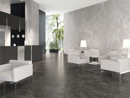 Baldocer Pulido Floor / Wall Tile Interior Porcelain Glossy 120x120cm Light Grey