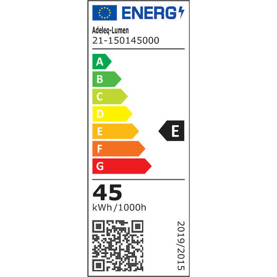Adeleq LED Lumină Liniară de Perete 45W Alb Cald IP20 L150xÎ4cm
