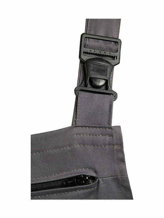 Axon A3FRM 02 Arbeitsanzug Latzhosen Baumwolle Gray