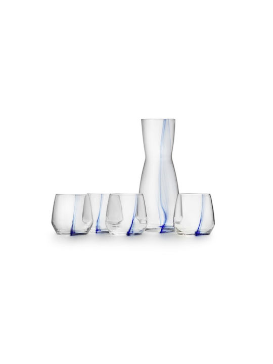 Royal Leerdam Royal Leerdam Azurine Kannen mit Gläsern Glas 1000ml 5 Stück Royal Leerdam Royal Leerdam Azurine Kannen mit Gläsern Glas 1000ml 5 Stück