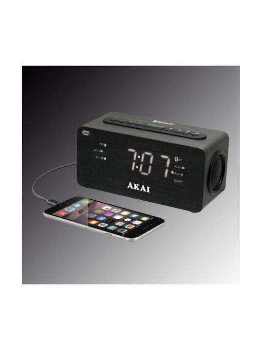 AKAI ACR-2993 Tisch-Digitaluhr mit Wecker & Radio
