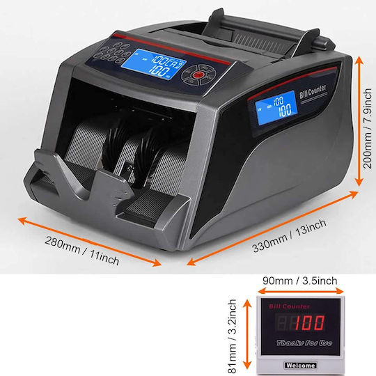 Contor Bancnote cu Detectare UV MG a Falsurilor