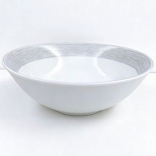 Max Home Serving Bowls Cereal Round Porcelain Gray 2 Pieces
