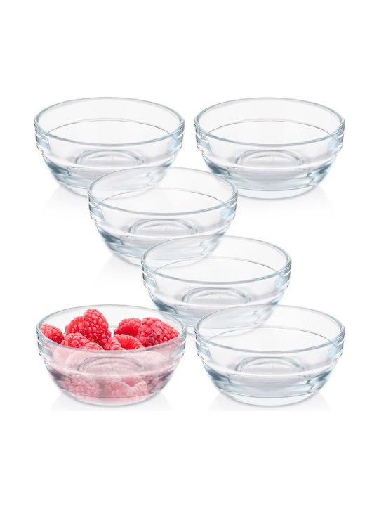 Koopman Round Glass Serving Bowls 6 Pieces