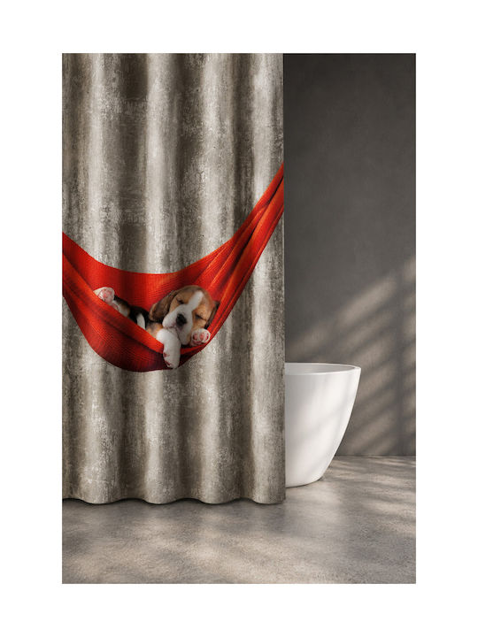 Saint Clair Animals Des 201 Fabric Shower Curtain 180x200cm Multicolour 1728030217010
