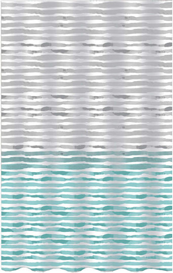 Spirella Lana Shower Curtain 180x200cm Gray