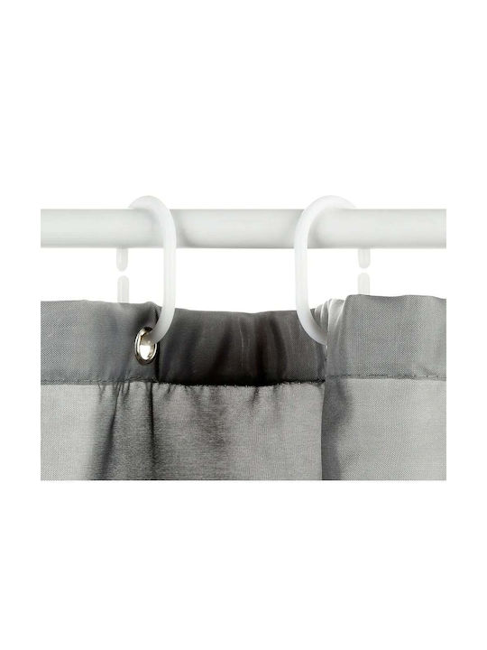 Marva Marva Fabric Shower Curtain 180x200cm Gray