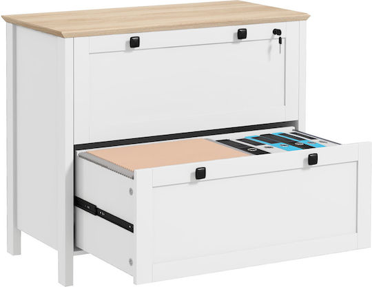 Office Storage Drawers & Cabinets HomCom Office Drawer 76x40x76cm