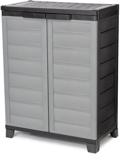 Shoe Cabinet Plastic with 2 Shelves 70x44x91cm