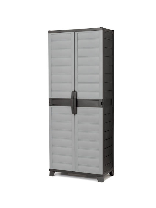 Dulap cu două uși Plastic cu 4 Rafturi 70x43x180cm