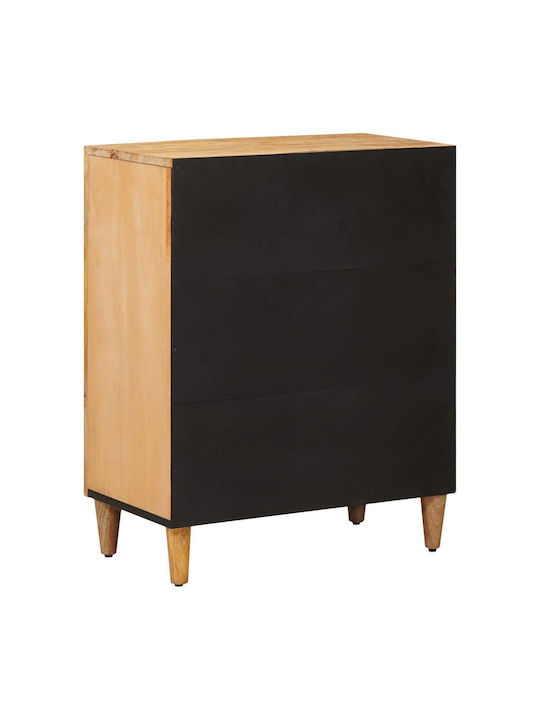 vidaXL Kommode Schlafzimmer Holz Braune 60x33.5x75cm