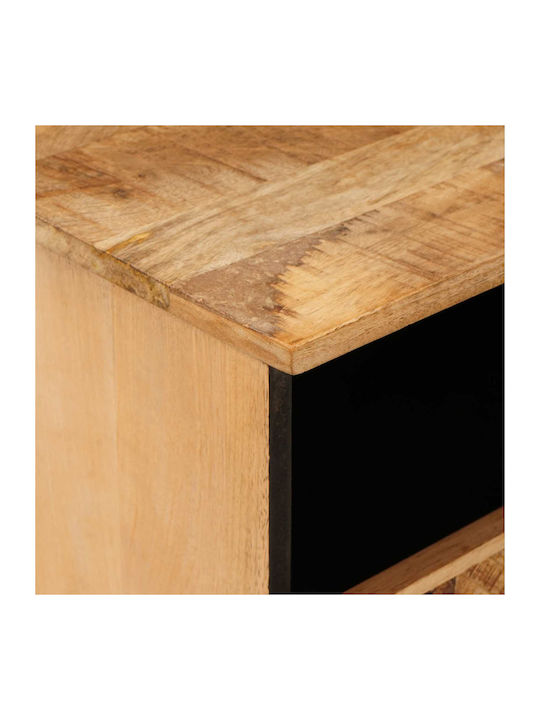 Wooden Brown Bedroom Chest of Drawers 100x33.5x46cm