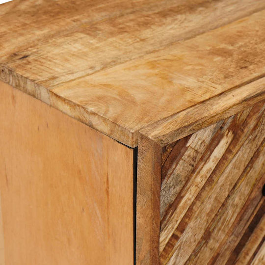 vidaXL Kommode Schlafzimmer Holz mit 7 Schubladen Braune 75x33.5x60cm