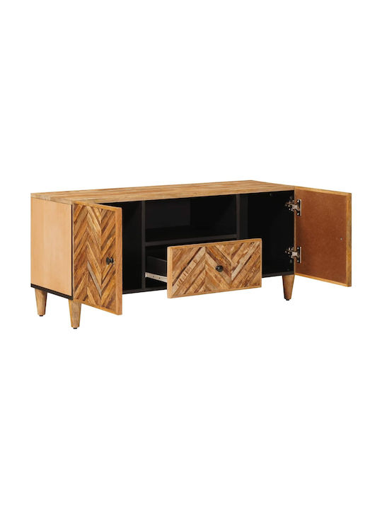 Wooden Brown Bedroom Chest of Drawers 105x33.5x46cm