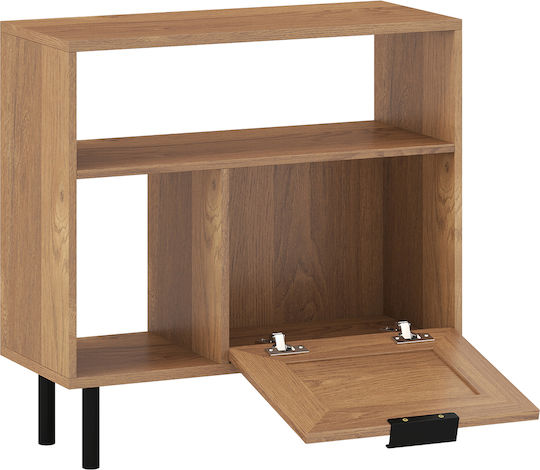 Ξύλινο με Μεταλλικά Πόδια Μπεζ 25.5x59x60cm Ξύλινο με Μεταλλικά Πόδια Μπεζ 25.5x59x60cm