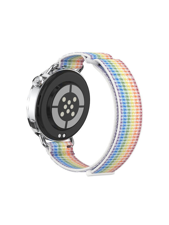 Λουράκι Xiaomi Watch S4 41mm Quick Release Two Section Braided Nylon Loop Magic Tape Colorful