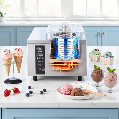Vevor Commercial Ice Cream Maker 0.5kW 46x46x43cm