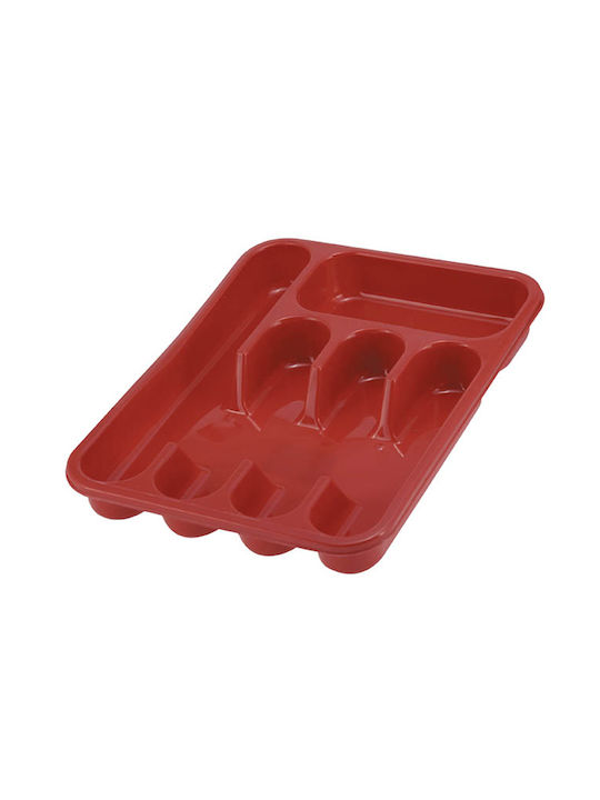 TnS Plastic Drawer Cutlery Tray 33x25x4cm White
