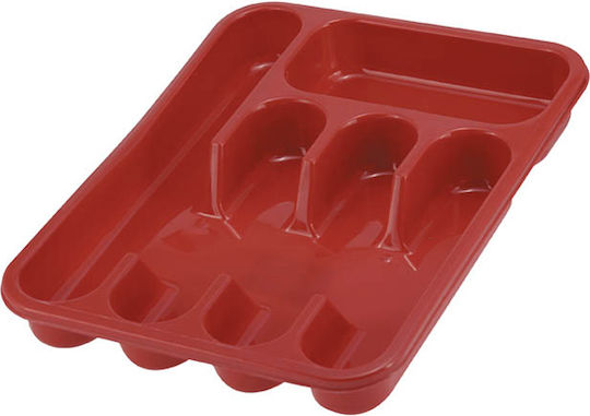 TnS Plastic Drawer Cutlery Tray 33x25x4cm White