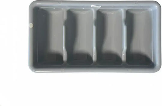Novatex Besteckeinsatz für Schubladen Kunststoff 52x28x9cm Grau Novatex Besteckeinsatz für Schubladen Kunststoff 52x28x9cm Grau
