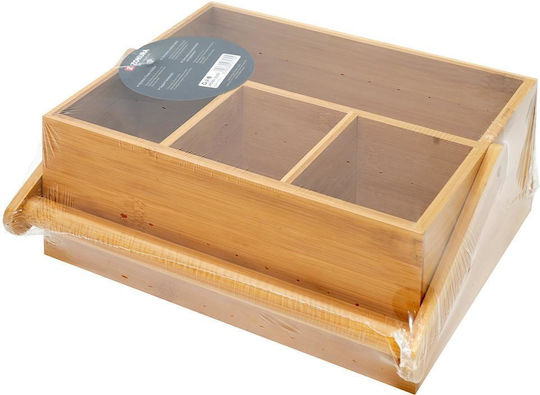 Zokura Suport De Masă Din Bambus 30x21x12 Cm