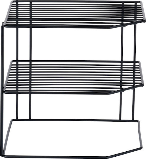 Vilde Tabletop Metal Base 22x22x21cm Black