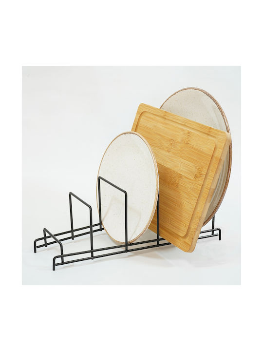Zokura Schrank-Geschirrständer Metallisch 30.5x16.1x7.8cm