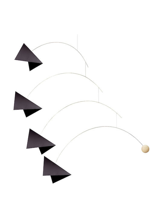 Flensted Mobiles Kinder Dekoratives Zimmermobil Weiß Spiegelung 60εκ.
