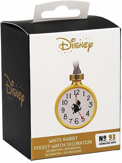 Disney Decorațiune Agățată Auriu Alice In Wonderland - Ceas Auriu 4.8 cm