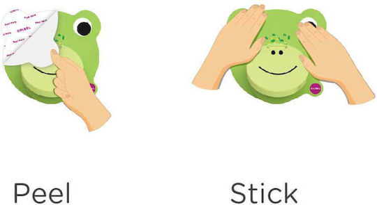 Kids Wall Decor Animals Green made of Wood Frog