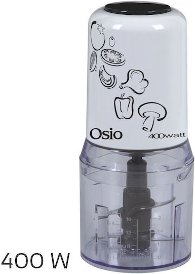 Osio OMC-2312 Mini Chopper Multi 400W With 500ml Container White