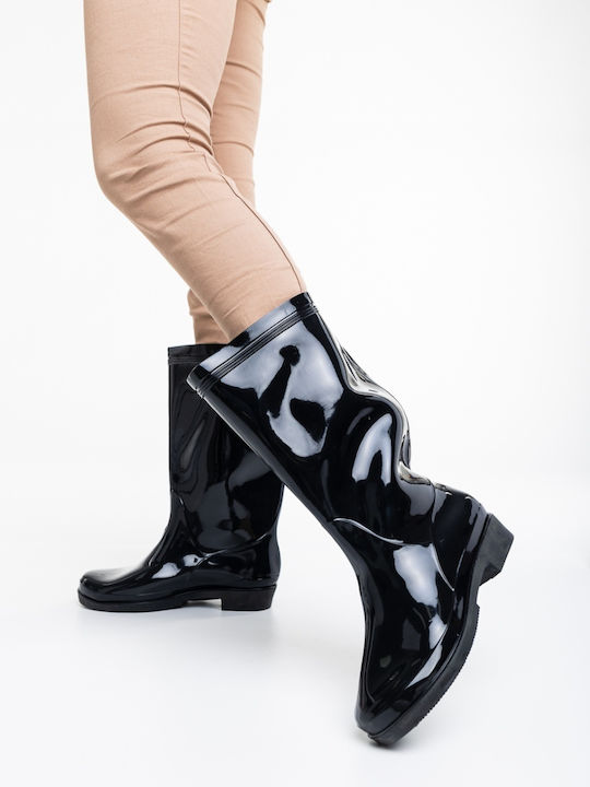 Damen Gummistiefel Schwarze