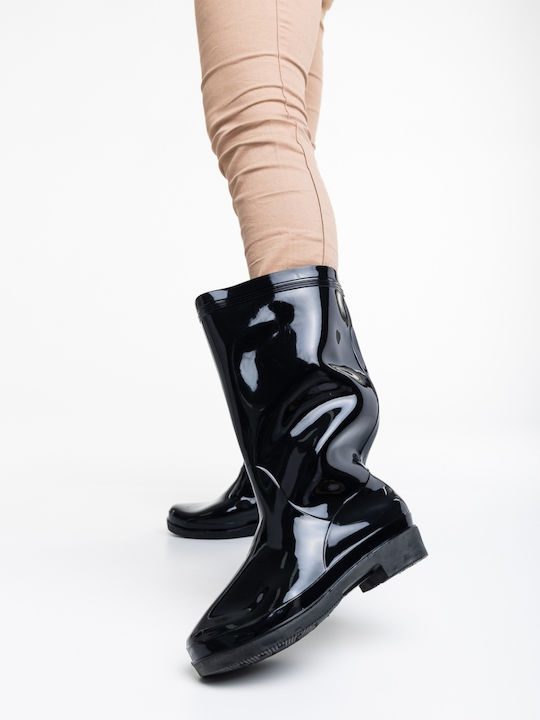 Damen Gummistiefel Schwarze