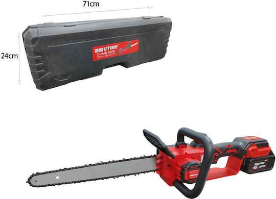 Electric Chain Saw Cordless Operation Handheld Pruning 2 Battery Eu