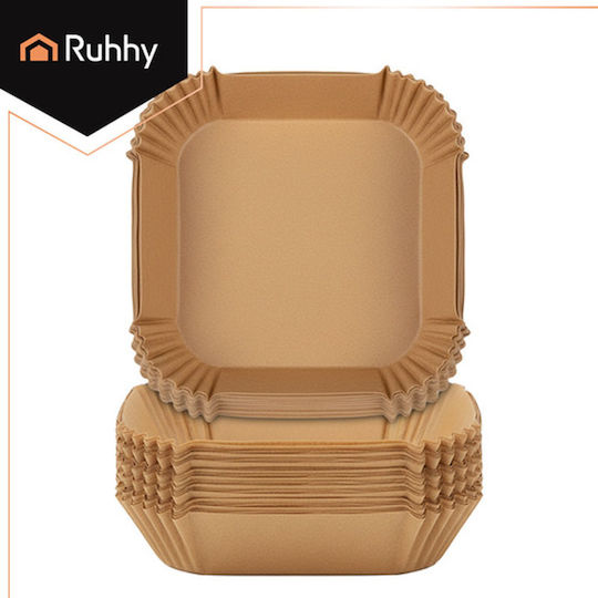 Ruhhy Non-stick Papers for Air Fryer 16x16cm 100 Pieces