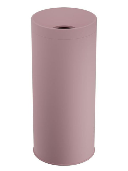 Pam & Co Καλάθι Απλύτων Μεταλλικό 65lt 34x34x70cm Ροζ