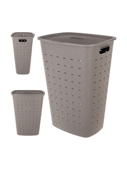 Curver Coș De Rufe Din Plastic 56L Cu Capac 42x31,6x60cm Bej Curver Coș De Rufe Din Plastic 56L Cu Capac 42x31,6x60cm Bej