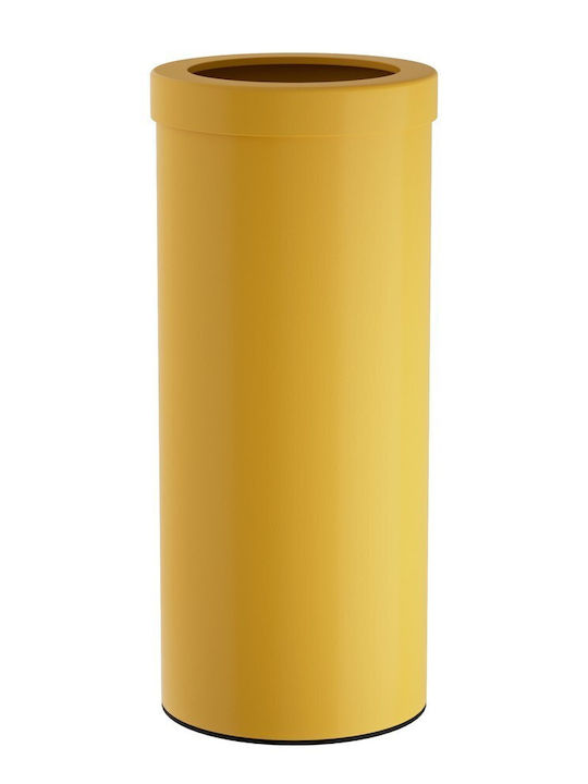 Pam & Co Coș De Rufe Metalic 30lt 25x25x57cm Galben