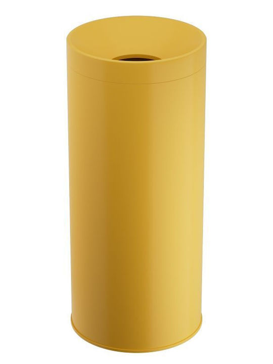 Pam & Co Wäschekorb Metallisch 65lt 34x34x70cm Gelb