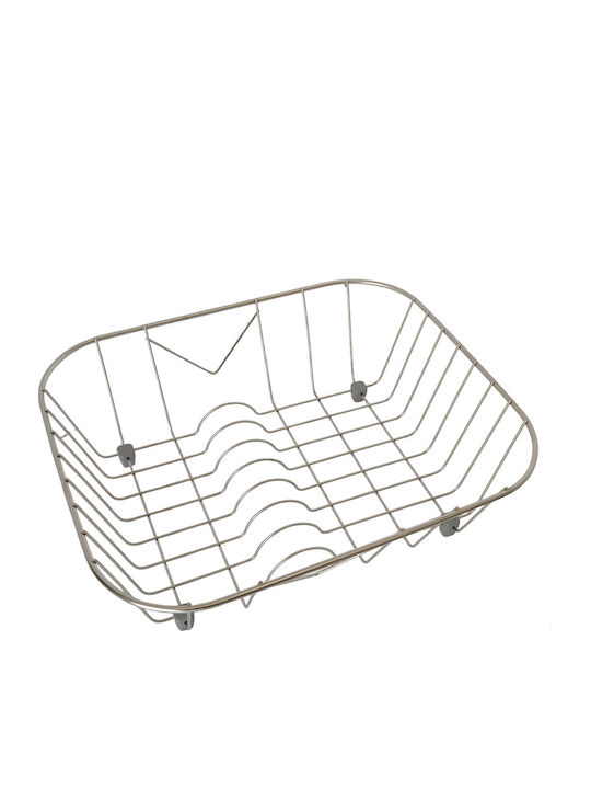Sanitec No 13 Sink Strainer Inox Silver 37x33x12cm