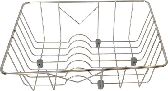 Sanitec Νο 13 Στραγγιστήρι Γούρνας Inox Ασημί 37x33x12cm